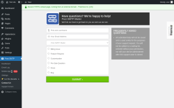 Page screenshot: Post SMTP &rarr; Contact Us
