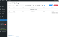 Page screenshot: Post SMTP &rarr; Email Log