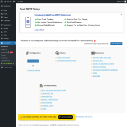 Page screenshot: Post SMTP