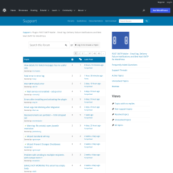 Page screenshot: Post SMTP &rarr; Support Forum