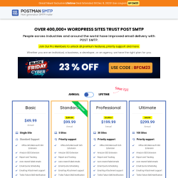Page screenshot: Post SMTP &rarr;  Get Pro Bundle&nbsp;&nbsp;➤