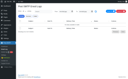Page screenshot: Post SMTP &rarr; Email Log